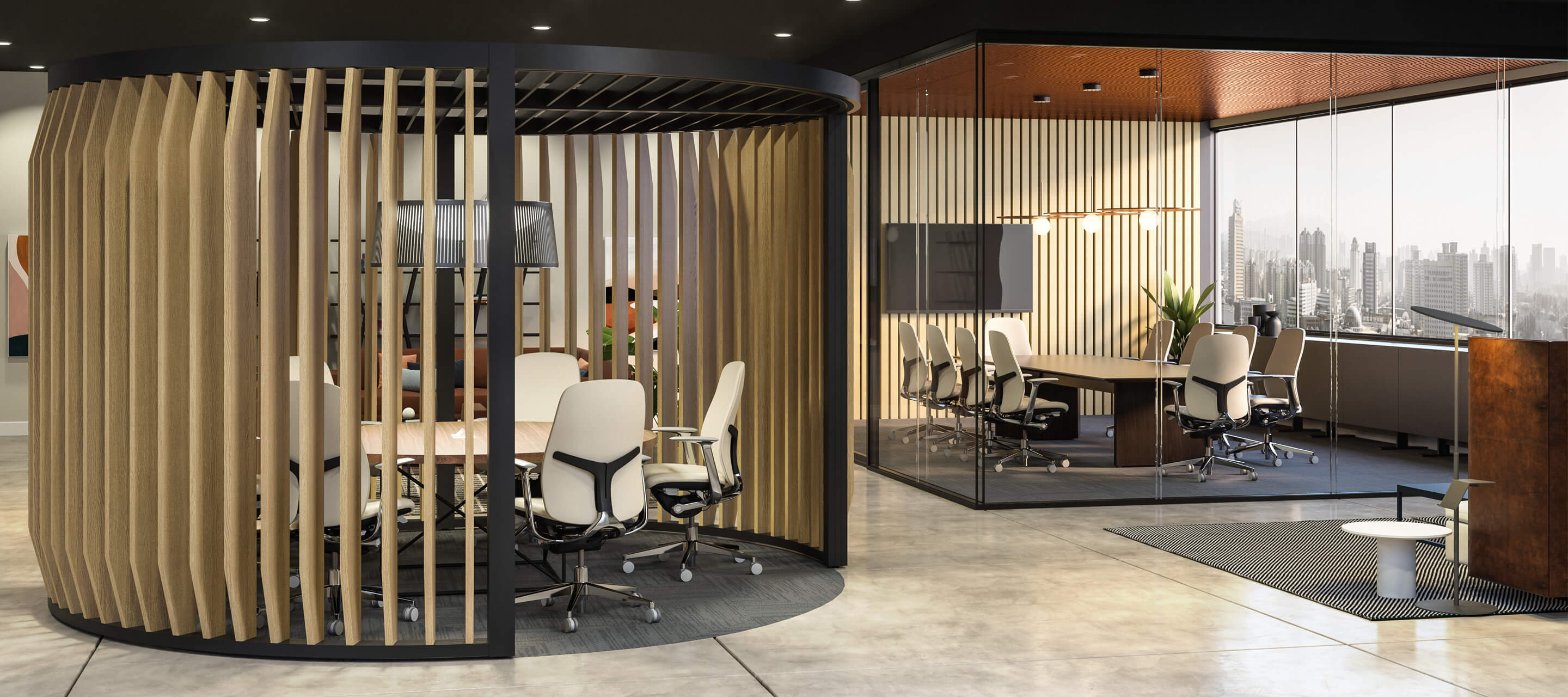 Prefabricated office spaces