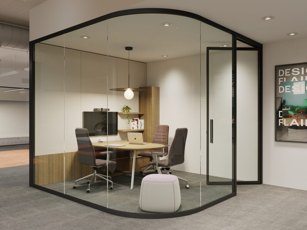 Haworth 4space prefabricated walls