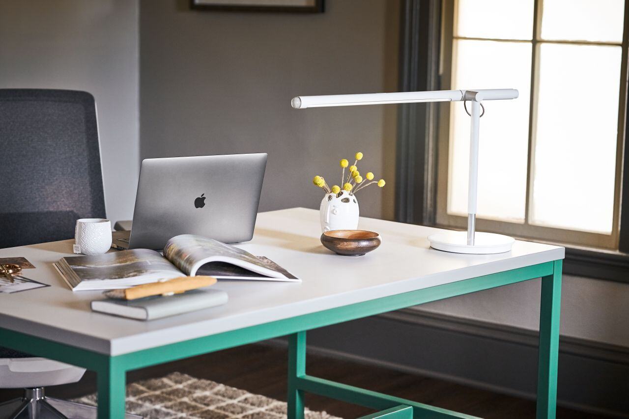 haworth office furniture green table