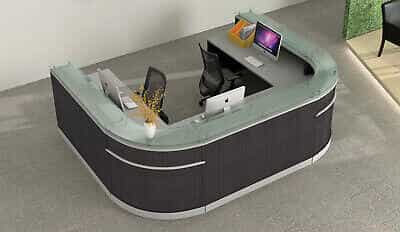 u-shapedreception desk